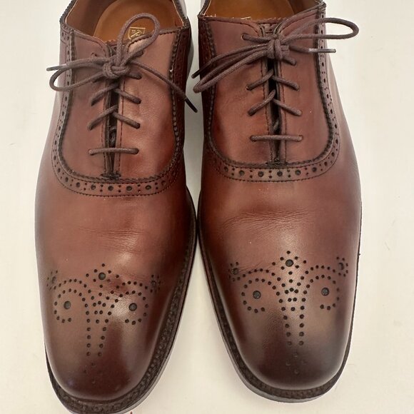 Allen Edmonds Cornwallis Leather Oxford shoes Men\'s 9.5D Brown 1068 main image 4